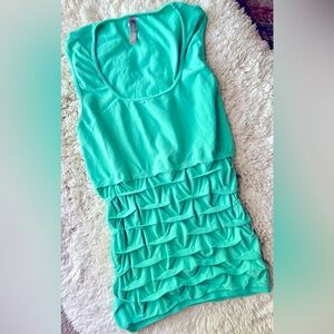 Last Tango Rouched Seamless Tank | Size: S/M | Color: Seafoam